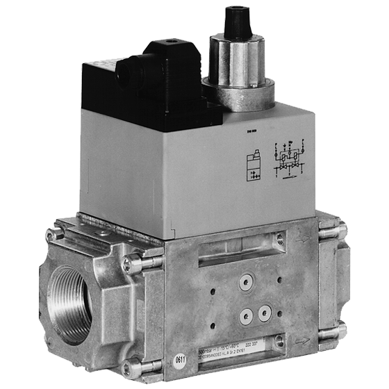 Válvula doble electromagnética - DMV-D(LE)/11 Rp 3/8 - Rp 2